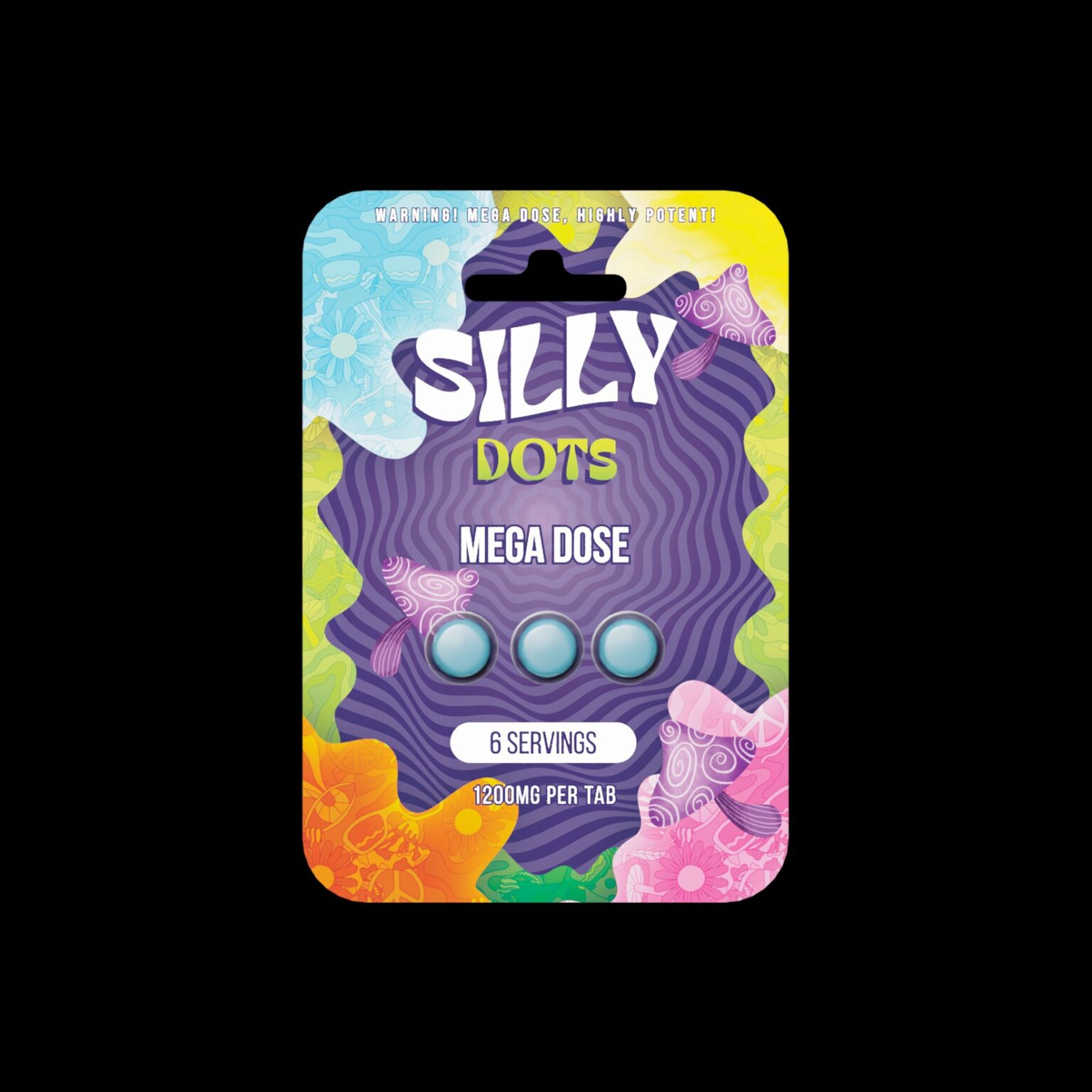 Silly Dots Mega Dose 1200mg Tabs